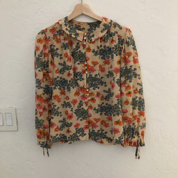 Vintage silk blouse - Picture 1 of 3